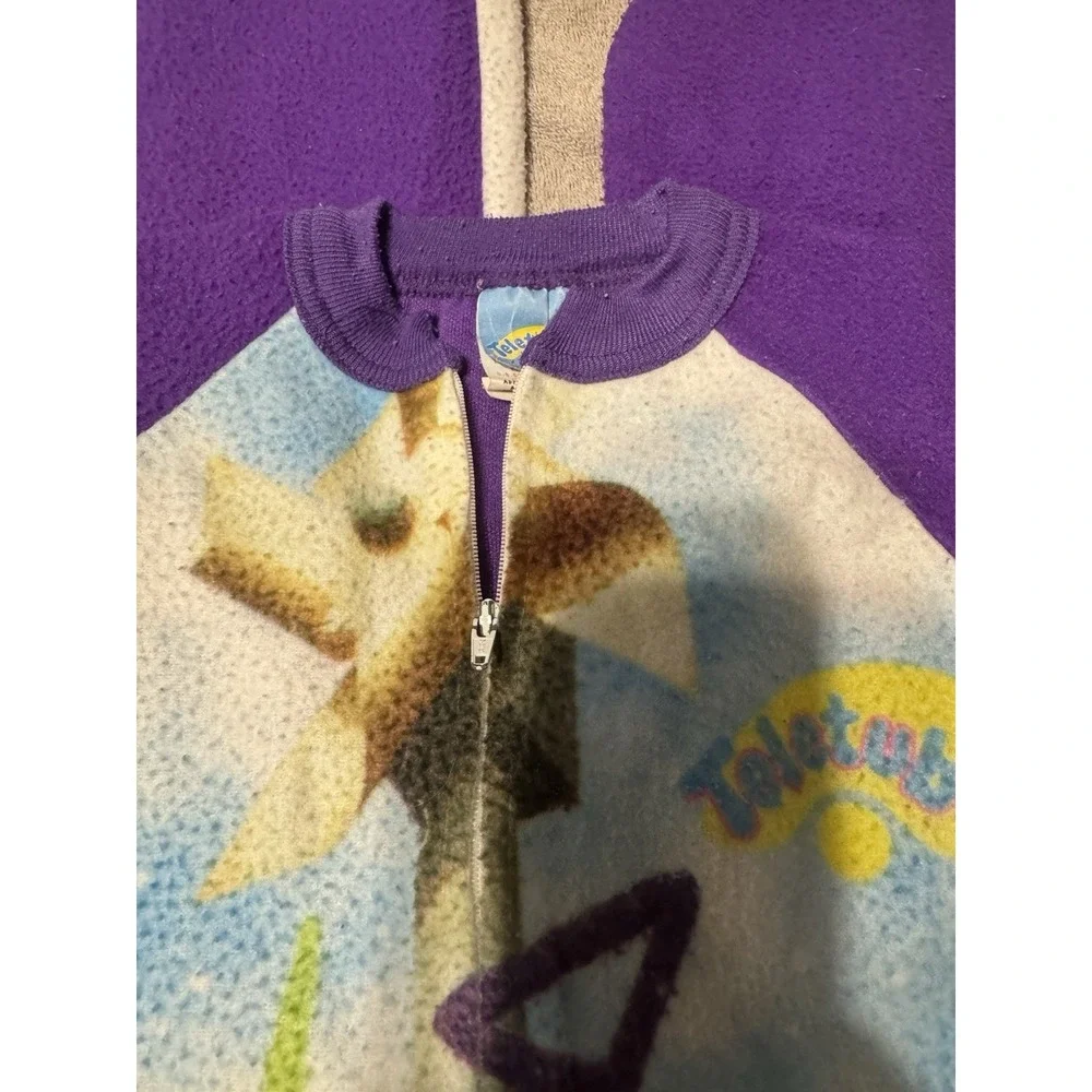 Vintage 1998 Ragdoll WORMSER Teletubbies One Piece Zip Sleeper Sz 5 Y2K RARE TH3